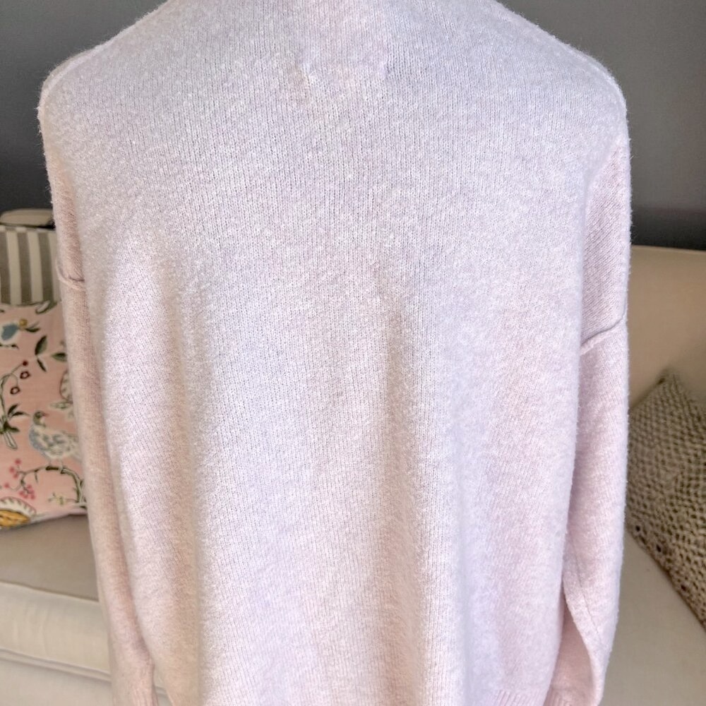 💜 Aerie Oversized Mock Neck Sweater – Lilac | Size XS (Fits More!) - Picture 6 of 8